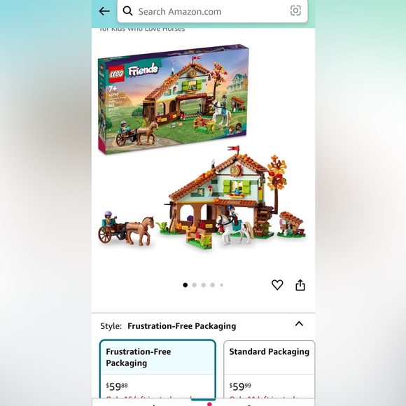 Factory sealed, New in box LEGO Friends Autumn's Horse Stable Set - Picture 8 of 8